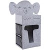Sammy & Lou Felt Baby Nursery Diaper Storage Caddy - Elephant - 2 of 4