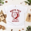 Simply Sage Market Women's Santa North Pole University Short Sleeve Garment Dyed Graphic Tee - 3 of 3