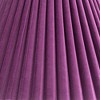 Springcrest 7" Top x 14 3/4" Bottom x 10" High x 10 3/4" Slant Lamp Shade Replacement Medium Purple Empire Velvet Arc Pleated Spider Harp Finial - 2 of 4