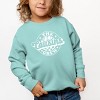 The Juniper Shop The Cousins Crew Checkered Toddler Sweatshirt - 3 of 4