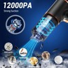 SILVEL Cordless Car Vacuum Cleaner 12000PA High Power Handheld 2 in 1 Vacuum with Brushless Motor Digital Display for Car Home Office - 4 of 4