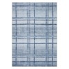 Washable Rug Modern Geometric Accent Rug with Non-Slip Backing Stain-Resistant Plaid Floor Mats Foldable Ultra-Thin Contemporary Indoor Carpet - 4 of 4