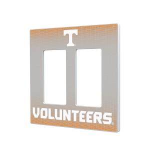 NCAA SEC Universities Linen Hidden-Screw Light Switch Plate for Double Rocker - 1 of 4