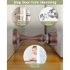 DOMETOUR Magnetic Door Stopper 2 Pack, Stainless Steel, Adhesive & Screws, Wall/Floor Mount, Door Holder Catch for Bottom of Door - 3 of 4