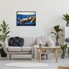 Stupell Industries Cat Couch Relaxing Red Yarn Ball Pet Portrait Framed Giclee Art, Black, 30" x 24" - 3 of 4