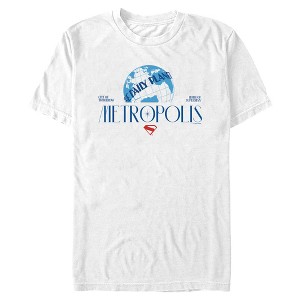 Mens Superman City of Tomorrow Metropolis T Shirt - 1 of 4