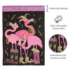 Magnolia Garden Laissez Les Bon Temps Rouler Mardi Gras Flamingos 13 x 18 Inch Polyester Garden Flag - 2 of 2