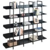NicBex Bookcases for Living Room 5-tier 70.87" H Open Storage Bookcase Vintage Industrial Style Shelf with Metal Frame for Home Office - 4 of 4