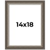 PosterPalooza | Weathered Black Picture Frame - UV Acrylic, Foam Board Backing, Hanging Hardware - 2 of 4