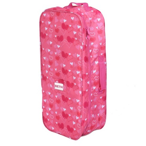 Sophia's - 18 Doll - Travel Suitcase Set - Hot Pink
