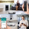 SereneLife Smart Robot Vacuum Cleaner with 2-in-1 Water Tank, App Control, and 4 Cleaning Modes—Ideal for Hardwood, Carpet, Pet Hair (White) - 3 of 4
