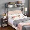 Dexmalle Queen Bed Frame with 2 Nightstands Headboards - 3 of 4