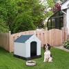 BestMassage Dog House Indoor & Outdoor Kennel with Weatherproof Puppy Shelter Pet Crate - 2 of 4