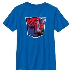 Boy's Transformers: EarthSpark Optimus Prime Autobots Logo T-Shirt - 1 of 4