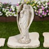 Northlight Standing Angel with Wings Outdoor Garden Statue - 16.5" - 2 of 4