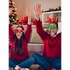24 Pieces Christmas Headbands and Glasses Frames Bundle Set, Christmas Party Favors - 4 of 4