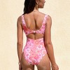 Women's Sunroom Bloom Floral One-Piece Swimsuit - Cupshe - 3 of 4