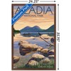Trends International Lantern Press - Acadia National Park, Maine, Jordan Pond Framed Wall Poster Prints - 3 of 4