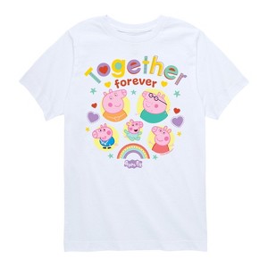 Boys' - Peppa Pig - Together Forever Short Sleeve Graphic T-Shirt - 1 of 4