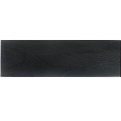 Black Wood and Metal Console Table with Storage