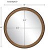 Uttermost Bolton Round Rope Mirror - 3 of 4