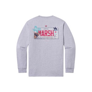 Men's Backroads Collection Tee - Texas - Long Sleeve - Southern Marsh - 1 of 2