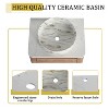 GDFStudio Ford Wall-Mounted Bathroom Vanity With Ceramic Round Sink - 4 of 4