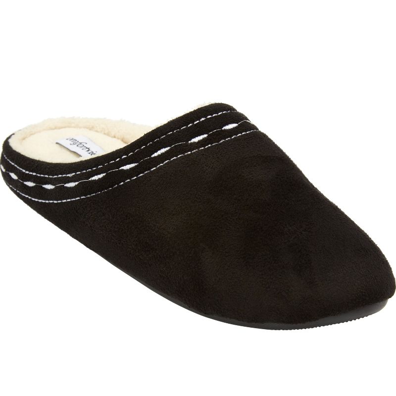 Comfortview Women's Wide Width The Stitch Clog Slipper, 1 of 2