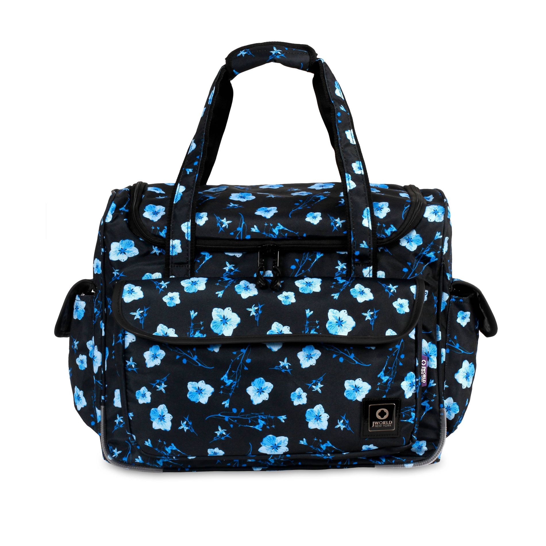 J World Donna 34.5L Rolling Duffel Bag - Night Bloom