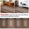 Area Rug, Washable Braided Print Area Rug ¨C Non Slip Farmhouse Boho Carpet for Living Room/Bedroom/Dining, Modern Geometric Rustic Floor Mat - 2 of 4