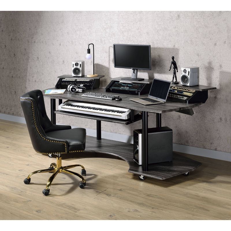 Eleazar 3 Stands Computer Desk - Acme Furniture, 6 of 7