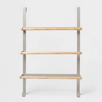 Shelf Rack With Hooks Matte Black - Brightroom™ : Target