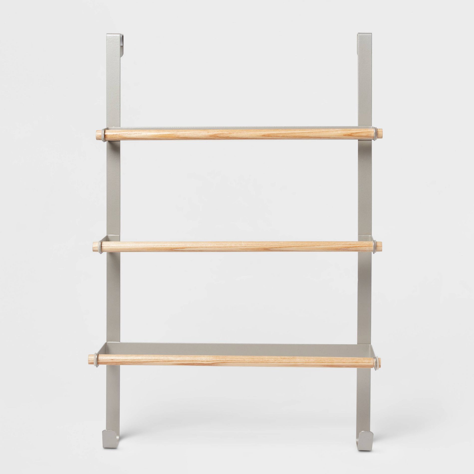 Over the Door Tiered Towel Rack with Wood - Brightroom™