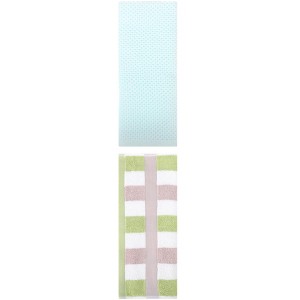 REGALWOVEN Cotton Soft Absorbent Bathroom Hand Towel for Kitchen Hotel and Spa 13" x 30"/13" x 29" 2 Pcs - 1 of 4