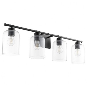 Quorum Lighting Tribute 4 - Light Vanity in  Matte Black - 1 of 1