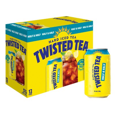 Twisted Tea Half And Half Hard Iced Tea - 12pk/12 Fl Oz Cans : Target