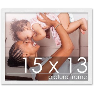 PosterPalooza | 15x13 Wood Frame with UV Acrylic, 6 Finishes: Black, White, Bronze, Silver, Wood, Mahogany - 1 of 4