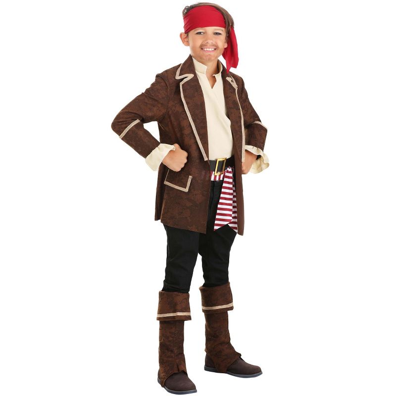HalloweenCostumes.com Plunderous Pirate Boy's Costume, 1 of 7