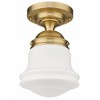 Z-Lite Vaughn 1 - Light Flush Mount in  Heritage Brass - 2 of 4