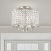 Livex Lighting Grammercy 3 - Light Semi-Flush Mount in  Brushed Nickel - 2 of 4