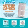 Hurricane 2 Pack HF9699-01 Advanced Pool and Spa Filter Cartridge Replacement for Unicel C-9699, PJ100, Filbur FC-1490, PJB-100, White - 2 of 4