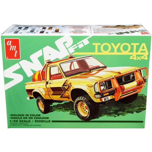 Skill 1 Snap Model Kit Toyota Hilux 4x4 Pickup Truck 1 25 Scale Model By Amt Target