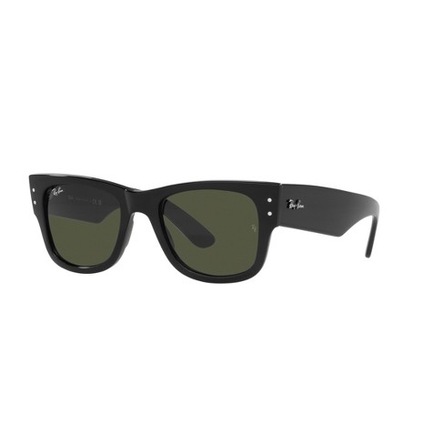 Ray-ban Rb0840s 51mm Gender Neutral Square Sunglasses Green Lens : Target
