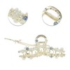 Unique Bargains Fashion Starfish Hair Clips Gold Tone White 1 Pc - 4 of 4
