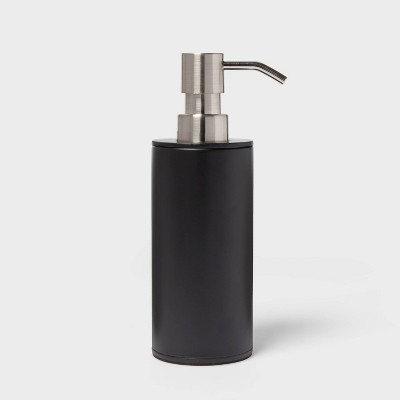 Refillable Soap Dispenser With Matte Black Liquid Pump - Temu