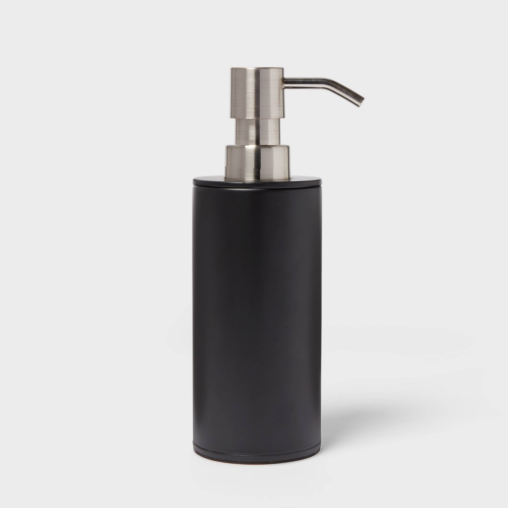 Photos - Soap Holder / Dispenser Metal Soap Pump Black - Threshold™