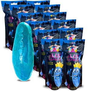 Food Crush Blue Raspberry Pickles In A Pouch-Blue Raz Single Pickle In A Pouch X 12-Bulk Wholesale Case. Used for Pickle Kits from Tiktok - 1 of 1