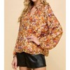 Women's Kenna Floral Long Sleeve Top - TCEC - 3 of 3