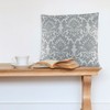 Kate Aurora Cleopatra Damask Embossed 18" X 18" Filled Accent Throw Pillow - 2 of 3