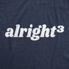Mens Alright Cubed T Shirt Funny Nerdy Math Joke Tee For Guys - Crazy Dog Men's T Shirt - 2 of 4